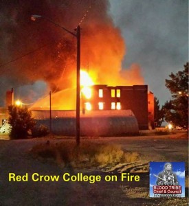 RED CROW COMMUNITY COLLEGE FIRE