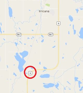Approximate location of the crash